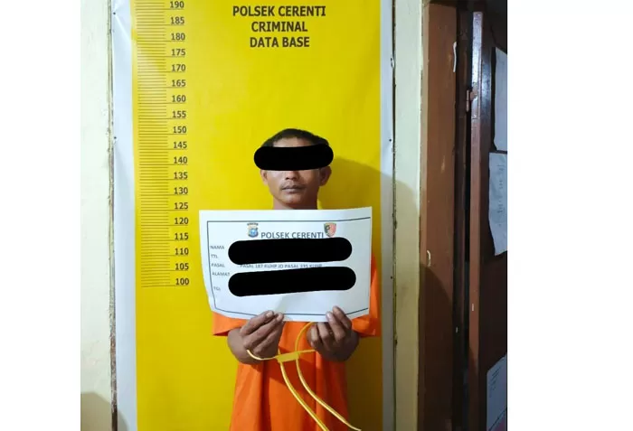 Pria di Kuansing Bakar Sofa dan Ancam Bunuh Ibu Kandung Kini Mendekam di Sel Tahanan Polsek Cerenti